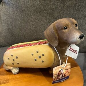 Humane society Halloween weiner dog in a hot dog costume dachshund new 2024